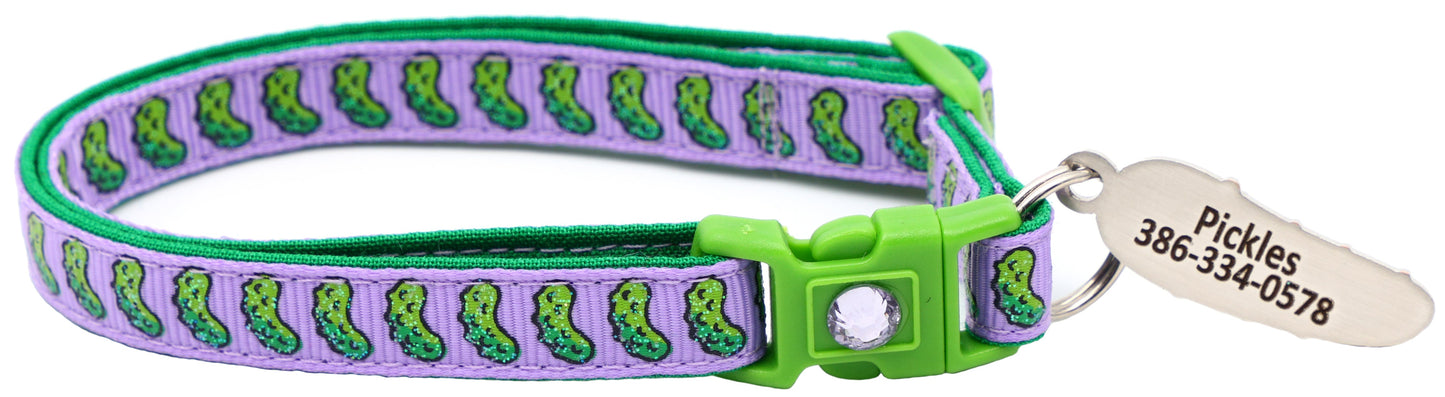 Pickles Breakaway Cat Collar-26