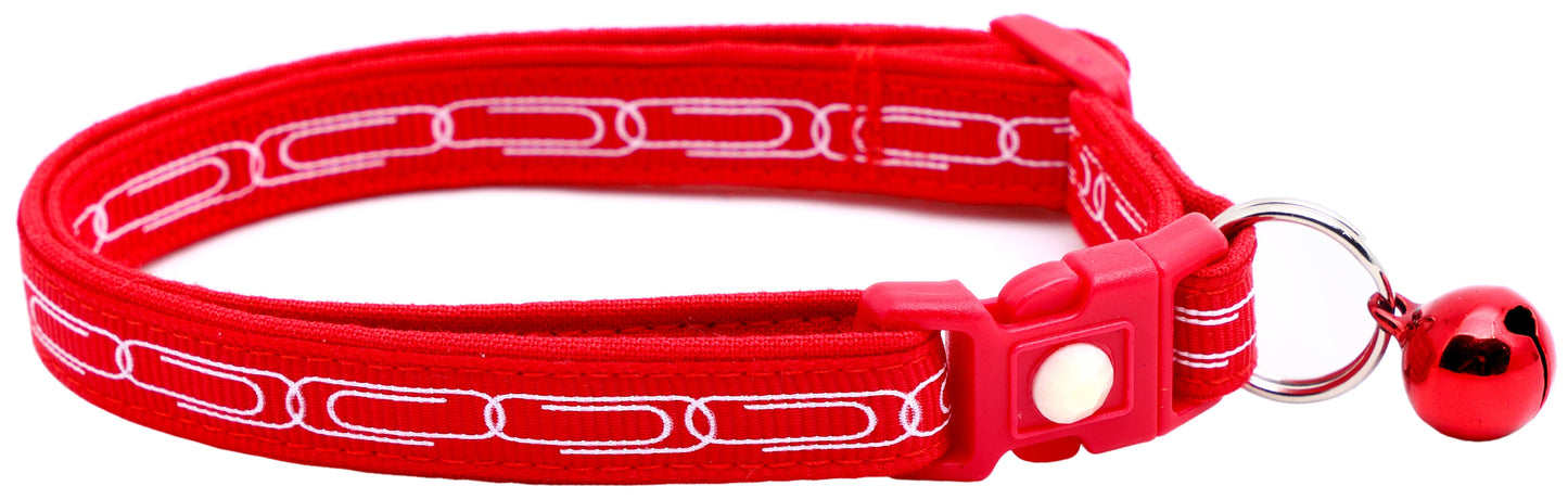 Paper Clip Chain Cat Collar-1