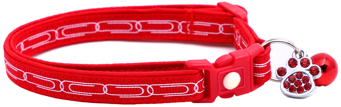 Paper Clip Chain Cat Collar-4