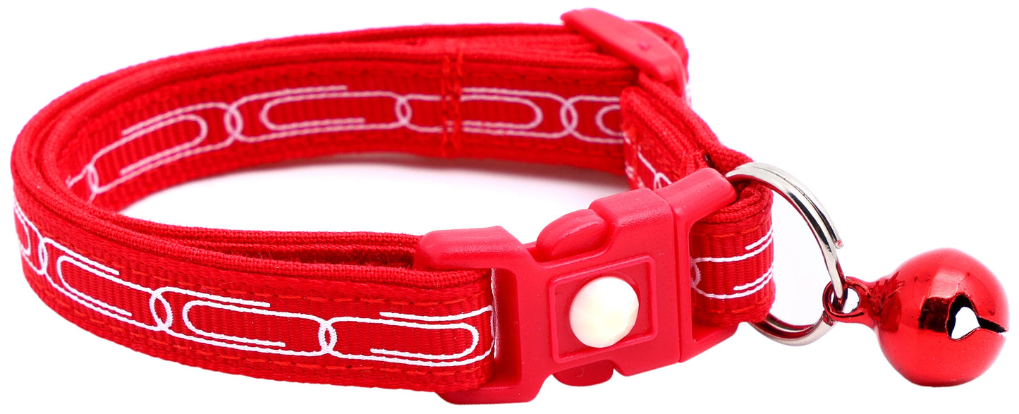 Paper Clip Chain Cat Collar-5