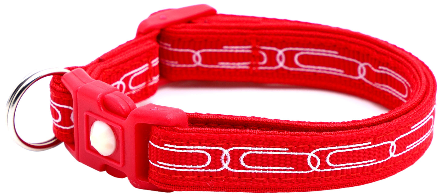 Paper Clip Chain Cat Collar-7